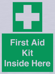 First Aid Kit Inside Here